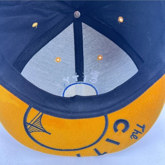 Golden State Warriors "The City" 47 Brand Hardwood Classic Black Snapback Hat - Picture 7 of 10